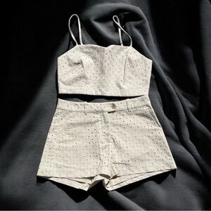 Banana Republic Textured Cream Garment